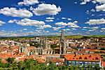 Burgos city view facing south east